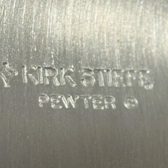 Kirk Stieff Pewter Engraved Design Cuff Bracelet - Picture 3 of 8
